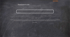 Desktop Screenshot of beautytaste.com